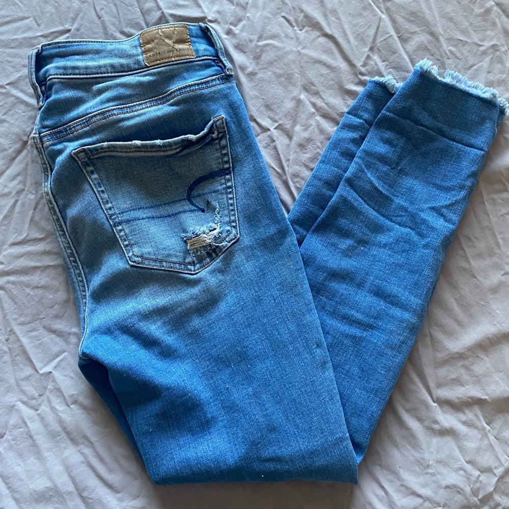 American Eagle Distressed Skinny Jeans